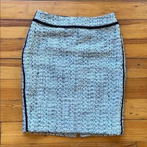Tweed pencil skirt